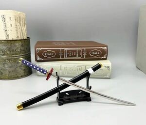 1/6 шкала фигурка оружие коллекция точный производство название меч небо сырой .. сырой круг Inu Yasha ножны . меч action .. samurai настоящий сплав металлический 