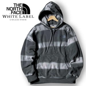 新品 THE NORTH FACE ノースフェイス ホワイトレーベル DYEING 製品染め マイクロフリース フーディー パーカー プルオーバー XL ◆B3248