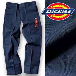 新品 Dickies ディッキーズ 874 Work Pants USモデル ストレートシルエット ワークパンツ チノパン NV 30×30 S程度 ストリート ◆B3273