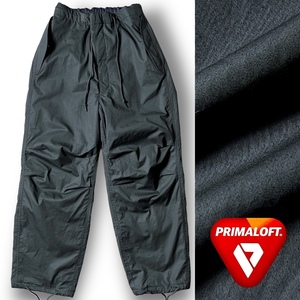 新品 nanamica ナナミカ 定価4.7万 Insulation Pants 高機能中綿PRIMALOFT 高密度コットンツイル ダウンパンツ SUCF360 34 L ◆B3198b