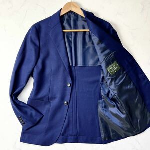 B6 ユナイテッドアローズ GREEN LABEL RELAXING〈REDA社生地〉テーラード アンコンジャケット ウール ネイビー 46 M UNITED ARROWS