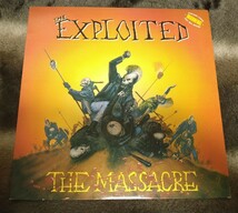 EXPLOITED The Massacre UK オリジナル LP discharge disorder business 4skins blitz chaos uk _画像1