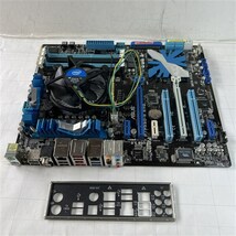 マザーボード+CPU ASUS P7P55D-E EVO intel Core i3 530 クーラー付 起動Bios確認済み　LGA1156_画像1