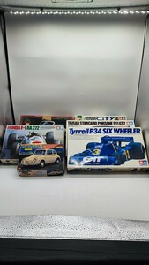 プラモデルまとめ売り　未開封５点　一部開封組立１点　　TAMIYA　HONDA CITY　F-1 SUBARU360 ポルシェ911 ワーゲンカブリオレ