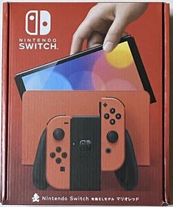 Nintendo Switch（有機ELモデル） マリオレッド　購入店印有　新品未使用品