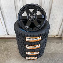 ナイトロパワーM6カービン◆ TOYOオープンカントリーRT◆165/65R15◆4本セット◆ダイハツタフト　軽トラ軽バンホワイトレターガンブラック_画像1