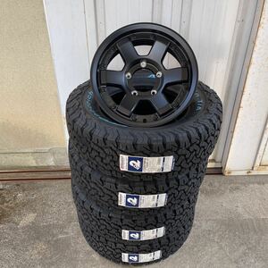 BFグッドリッチKO2◆225/70R16◆MID NITRO POWER M6 CARBINE 16×6J-5 139.7/5H スズキ　ジムニー　シエラ　JB64 ガンブラック