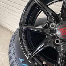 《SEIN EK》 マックストレック165/65R14エクストリームRT軽トラ軽バン　チューナーサイズ　ホワイトレター　ソリッドブラック 5.5J+43_画像6