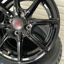 《SEIN EK》 マックストレック165/65R14エクストリームRT軽トラ軽バン　チューナーサイズ　ホワイトレター　ソリッドブラック 5.5J+43_画像7