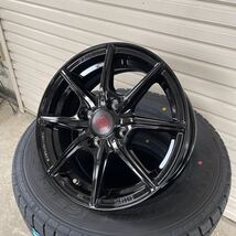 《SEIN EK》 新品スタッドレス185/70R14 グッドイヤーアイスナビ7 アクシオフィールダーノートフリード　4本セット ソリッドブラック_画像7