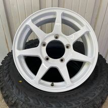 ヨコハマジオランダーG003◆6.50R16LT◆16×5.5J+22◆《CST ZERO-1HYPER J》スズキジムニー　ホワイトJBJAリフトアップ　ハイパー_画像3