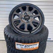 マッドクロスレンジャー新品TOYOオープンカントリーRT 155/65R14 エブリィアクティハイゼット　リフトアップ　軽トラ 軽バン ブロンズ_画像2