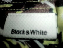 BGS9710XF◆Black&White◆新品◆ホース柄◆Ｌ◆春夏◆ブラック＆ホワイト◆半袖プリントシャツ_画像5