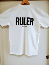 RULER ルーラー Carhartt生地 シンプル ルーズフィットTシャツ Mサイズ ホワイト 新品未使用_画像1