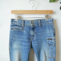 ヒステリックグラマー キンキー ジーンズ HYSTERIC GLAMOUR KINKY JEANS デニム クロップド パンツ S_画像2