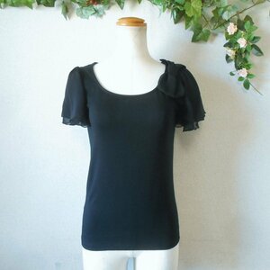  Feroux Feroux cut and sewn blouse . sleeve see-through switch lady's 2 Onward . mountain 