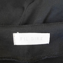 フィルディール FIL DIRE レディース 40 お袖が 可愛い 長袖 カットソー ブラウス 黒 ブラック トップス_画像8