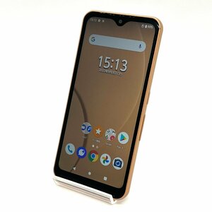 美品 arrows We FCG01 ローズゴールド au SIMロック解除済み スマホ本体 送料無料 HB02