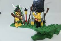 LEGO #6246 ロンゴ族のオリ　Crocodile Cage 南海の勇者シリーズ　お城　オールドレゴ　取説有り_画像1