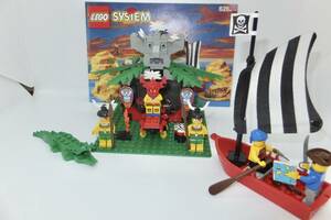 LEGO #6262 謎の石像リキリキ　King Kahuka's Throne　南海の勇者　ロンゴロンゴ族　お城　オールドレゴ　取説有り