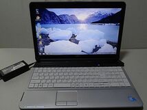 富士通★Fujitsu 15.6型モニターノート LIFEBOOK A530/AX FMVXN0AG2★Core i3 M350/4GB/80GB/WIN7▼バッテリNG◆ACアダプタ付属●中古現状_画像1