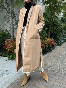 シエルエアー　PufferCoat ダウン　ZARA PLST ビームス　ユニクロ　パッファーコート　ロング　ノーカラー　