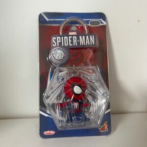 スパイダーマン　ホットトイズ　キーホルダー　コスベイビー