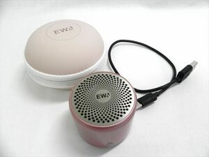 EWA A106 Pro Bluetooth対応スピーカー ローズゴールド 防水 小型スピーカー 【中古】[YS001_2403051325_006] 