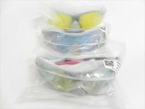 2 point unopened cycling sport glass 3 point set man and woman use sunglasses blue red yellow [ used ][YS001_2403211351_005]