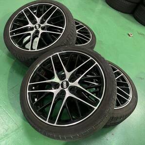 ★1万円売り切り★ BBS 18インチ 114.3 7.5J オフセット不明 プリウスαに履いてました。 アルミホイール の画像1