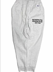 US限定 L Champion チャンピオン × THE MET メトロポリタン 美術館 Reverse Weave Sweat pant リバースウィーブ スウェット パンツ