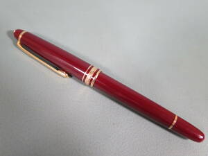 【筆記未確認】万年筆⑤ MONTBLANC マイスターシュテュック ピックス 赤 ボルドー ペン先 4810 14K★モンブラン MEISTERSTUCK Pix ドイツ