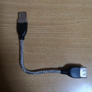 USBケーブル ブラック ケーブル形状記憶