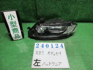 オデッセイ ABA-RB1 左 ヘッド ランプ ライト ASSY アブソルート B92P ナイトフォークブラックパール コイト 100-22497 240124