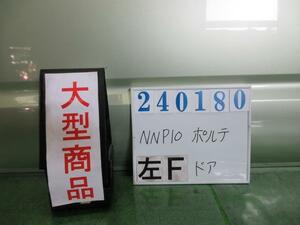 ポルテ CBA-NNP10 左 フロント ドア ASSY 130I 6U6 ライトグリーン(M) M2H3 240180