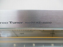 ∝ 19 チューナー TRIO トリオ KT-8000 FMチューナー 検：オーディオ機器 動作品 現状品_画像3