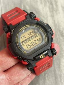 CASIO G-SHOCK DW-002 カシオ 腕時計 レッド　稼働中