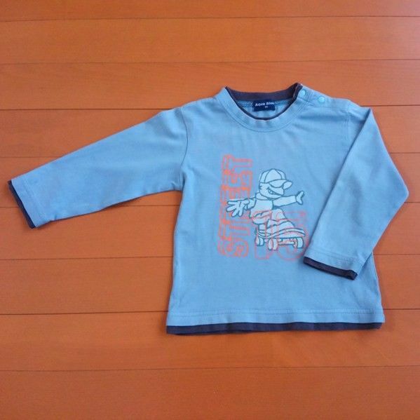 ☆Aqua Blue☆ 長袖Tシャツ 95