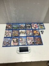 ◇SONY ソニー PlayStation プレイステーション PSVITA PS Vita PCH-2000 ホワイト 本体 ソフトまとめ 箱入り 16本 箱なし 4本 20本　_画像1