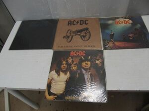 ♯☆AC/DC LP レコードアルバム 4枚 セット まとめて ハードロック