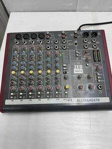 ♯【ALLEN＆HEATH】アレンアンドヒーツ　アナログミキサー　ZED　10FX　動作品　電源コードなし