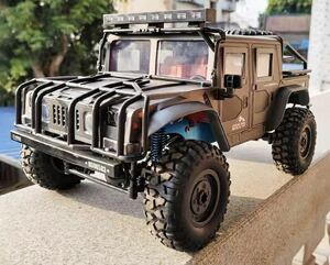  battery 2 ps JJRC Q121 RC car radio-controller truck 1/12 metal 4WD off-road Jeep crawler military Army Hummer H1 HURTLE