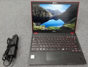 送料無料★富士通 LIFEBOOK UH75/B3 FMVU75B3R Windows10 Home 4GB 128GB！現状品 Office 2016 Windows11可能