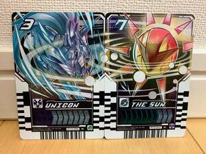 ライドケミートレカ ザサン ユニコン 2枚セット RT3-047 RT3-055 R レア PHASE:03 仮面ライダーガッチャード カード 新品 3弾 マジェード