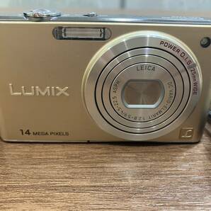 M【3D5】美品 PANASONIC パナソニック LUMIX DMC-FX66 14MEGAPIXELS 1:2.8-5.9/4.5-22.5 25ｍｍ デジタルカメラ デジカメ 充電器付きの画像2