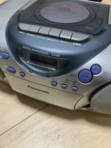 Panasonic パナソニック CD ラジカセセット RX-D12 ブルー2002年製