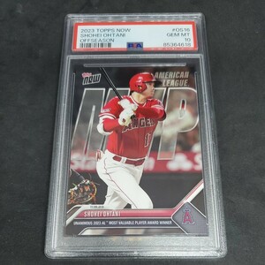 TOPPS NOW MVP OS-16 大谷翔平 PSA 10 その1