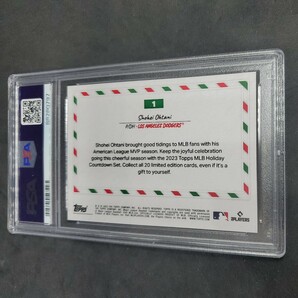 TOPPS NOW HOLIDAY ホリデー 大谷翔平 PSA 9 その3の画像2