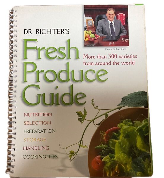 洋書 英語 Dr. Richter's Fresh Produce Guide リング製本 野菜 果物