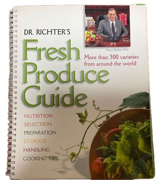 洋書　英語　Dr. Richter's Fresh Produce Guide リング製本 野菜　果物